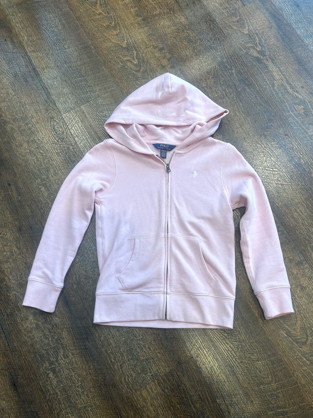 Polo by Ralph Lauren Light Pink Girls' Zip Hoodie